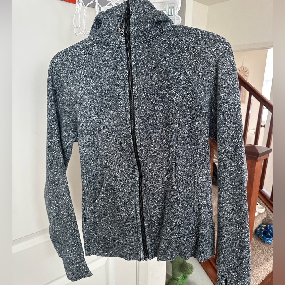 Lululemon speckled zip up